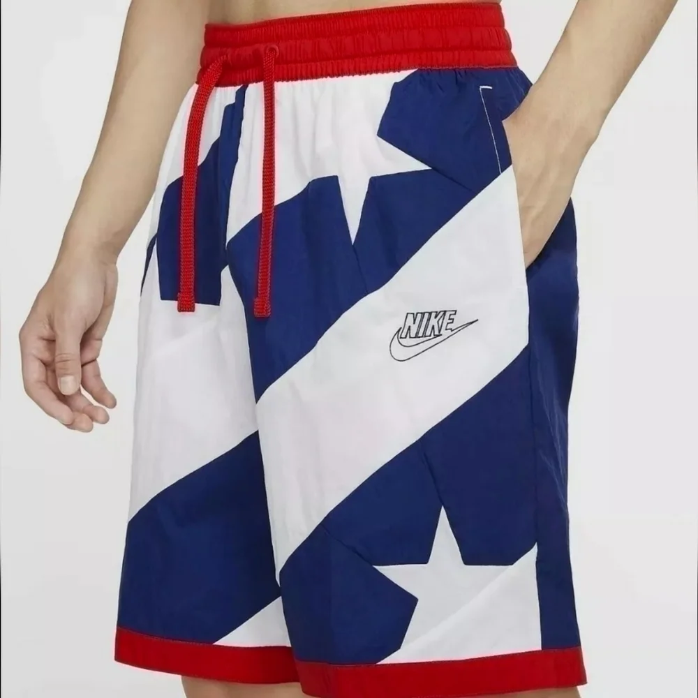 Nike USA Red White Blue Swim Shorts Size Large